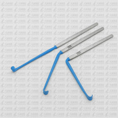 Set Of 3 Love Nerve Root Retractor, Straight + 45Ã‚Â° + 90Ã‚Â° Care Instruments