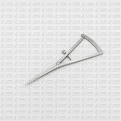 Castroviejo Caliper 17.5 cm, 0mm - 40mm Graduated, Marking Measuring Instruments