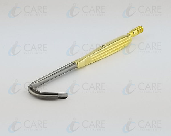 Aufricht Nasal Retractor w/Suction 16cm x 7mm Double Angled, Care Instruments