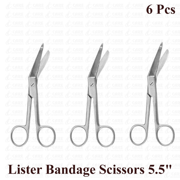 6 Lister Bandage Scissors 5.5