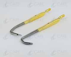 Set of 2 Aufricht Nasal Retractor with Suction Tube 7mm x 16cm, Care Instruments