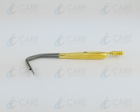 Aufricht Nasal Retractor with Suction Tube 16cm x 7mm Angled, Care Instruments