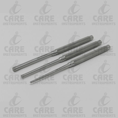 Set of 3 Bone Tamper 2mm, 4mm, 6mm Surgical Orthopedic Bone Temper Instruments