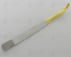 Dissector Malleable Breast Spatula 31cm x 25mm wide Retractor - 38 mm Serrated