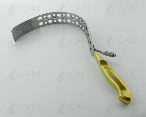 CareInstruments Abdominal Retractor,Fiber Optic 170x40mm wide 13" Overall length