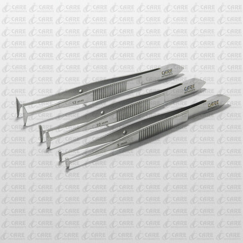 Converse Green Eye Fixation Forceps 10.5cm,Tip: 5mm + 10mm+ 12mm Care Instruments