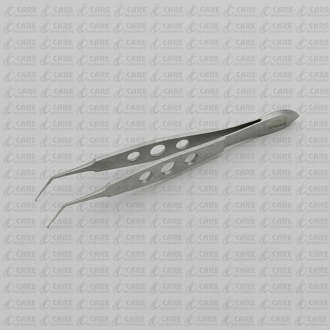 Florakis Endothelial Forceps, 10.6 cm, 12 mm long Tip, Care Eye Ophthalmic