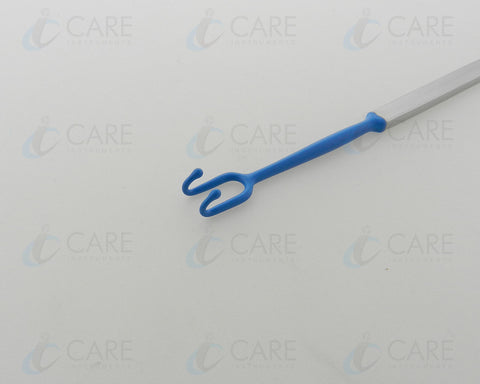 Fomon Alae Hook Insulated Retractor 16 cm, 2 Blunt Ball Prongs Care Instruments