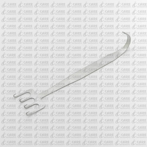 Freeman Facelift Retractor, 39 mm x 18 cm, 4 Offset Prongs Care Instruments