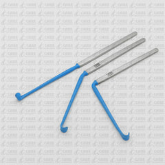 Set Of 3 Love Nerve Root Retractor Insulated, Str + 45Ã‚Â° + 90Ã‚Â° Care Instruments