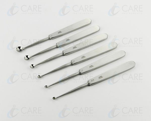 Meyhoefer Chalazion Curettes Set of 6 Care Surgical Medical ENT Instruments 5