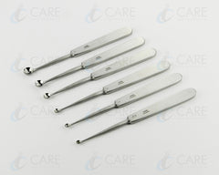 Meyhoefer Chalazion Curettes Set of 6 Care Surgical Medical ENT Instruments 5"