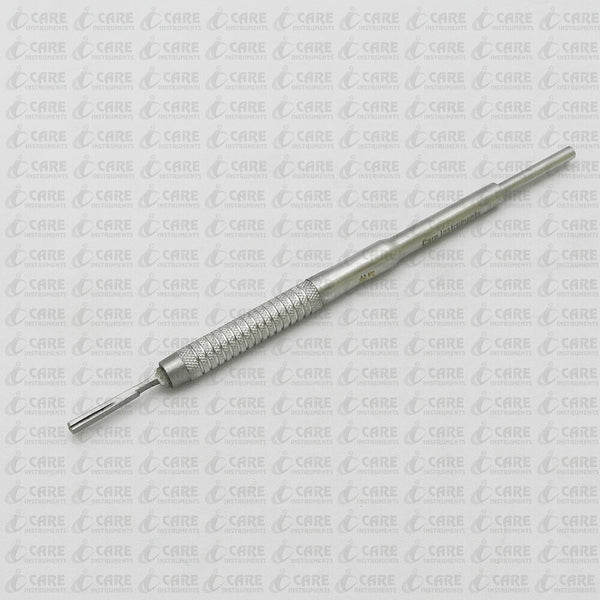 Scalpel Handle no. 5, Round Handle, Push Remove Blade Stainless Steel Dissection