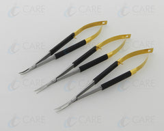 Set of 3 Micro Scissors and Micro Needle Holder 15cm Care Optometry Instruments