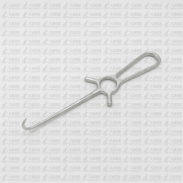 Sharp Bone Hook with Grip - 22 cm Surgical & Orthopedic Instruments - OR Grade