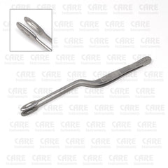 Sheen Cartilage Forceps Oval Fenestrated Jaw, Bayonet Style 165 mm - ENT