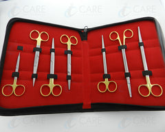 Tungsten Carbide TC tip Facelift Scissors Set of 7 Pieces Care Instruments