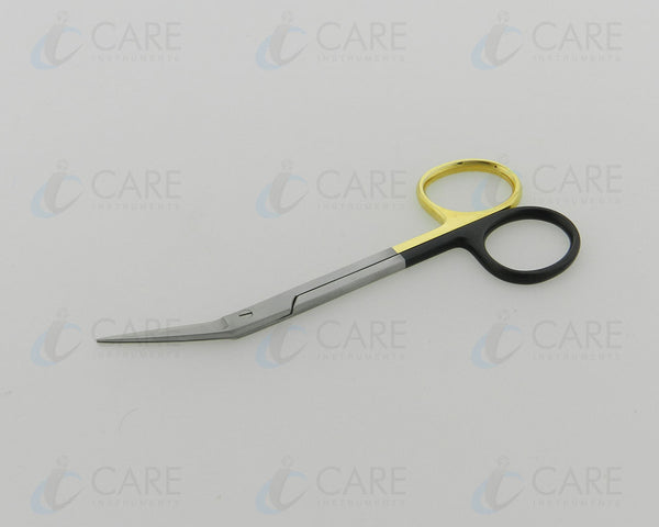 TC Plus Supercut Locklin Angled Scissors 11.5 cm Nasal Surgery Care Instruments