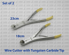 TC Side Wire Cutter Angled, Double Action Orthodontic Plier, Care Instruments