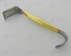 Tebbetts Double Ended Breast Retractor Gold Plated, 27 cm, Care Breast Retractor