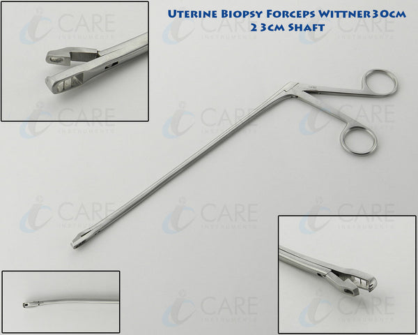 Wittner Uterine Biopsy Forceps 30 cm (23 cm Shaft) Care Gynecology Instruments