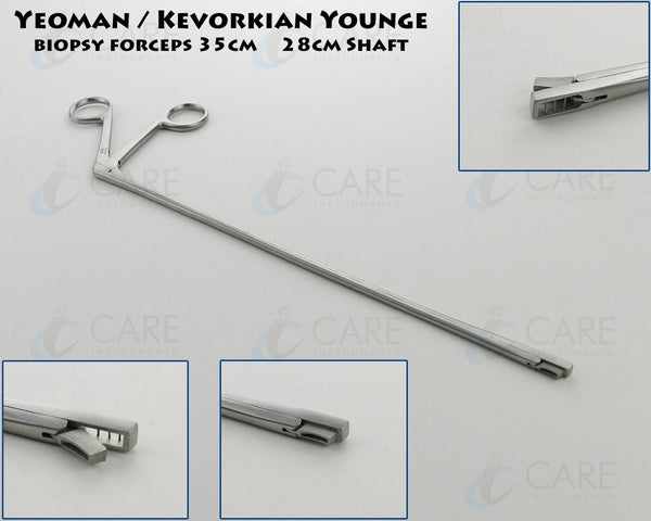 Biopsy Forceps Yeoman / Kevorkian Younge 35cm (28cm Shaft) Care Gyno Instruments